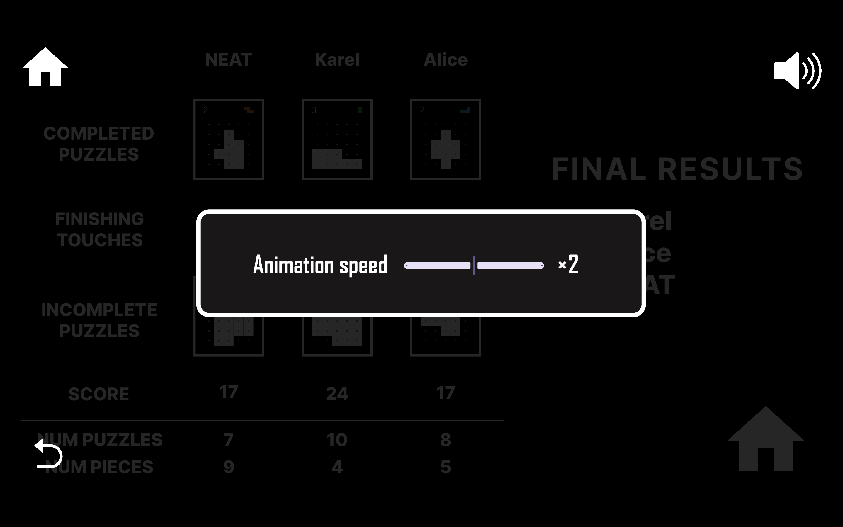 Final Results Pause